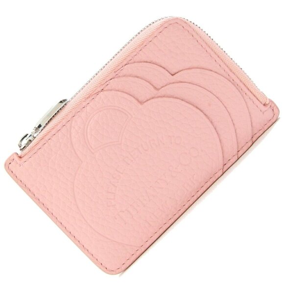 TIFFANY & CO. Pink Leather Wallet - Picture 1 of 6